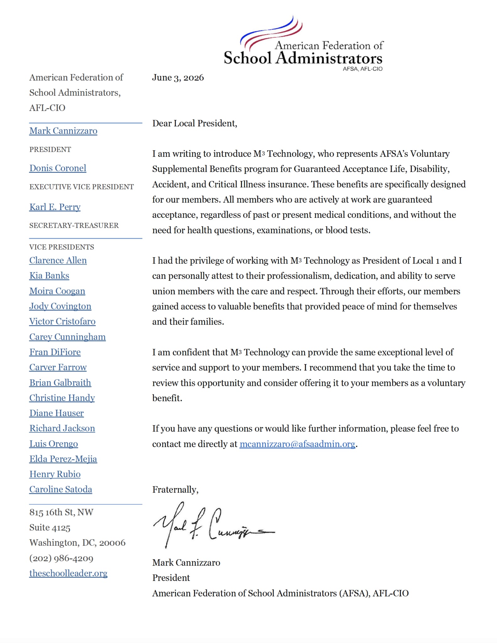 Message to members, published by the source site as an image. No text transcript is available.